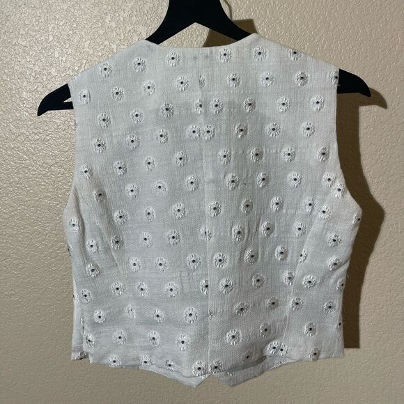 Vintage Dior White Vest - Picture 2 of 6